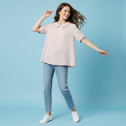 Chic White Blouse | Women's Long Sleeve Top
