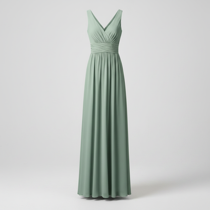 Elegant V-Neck Maxi Dress | Women's Summer Formal Dresses