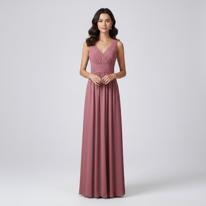 Elegant V-Neck Maxi Dress | Women's Summer Formal Dresses