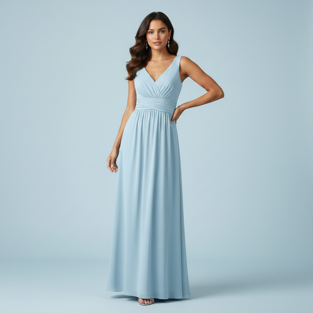 Elegant V-Neck Maxi Dress | Women's Summer Formal Dresses
