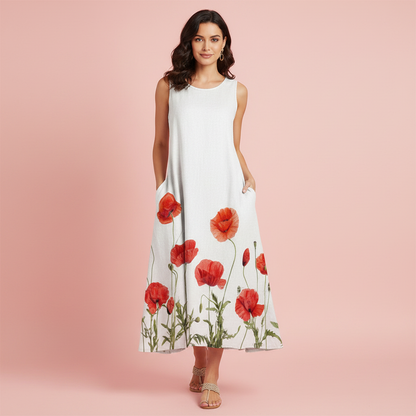 Floral Midi Dress | Women's Summer Dresses
