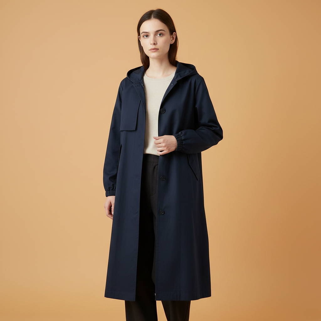 Long Women's Trench Coat | Stylish Winter Outerwear