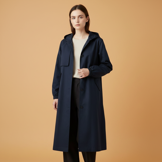 Long Women's Trench Coat | Stylish Winter Outerwear