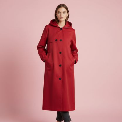 Long Women's Trench Coat | Stylish Winter Outerwear