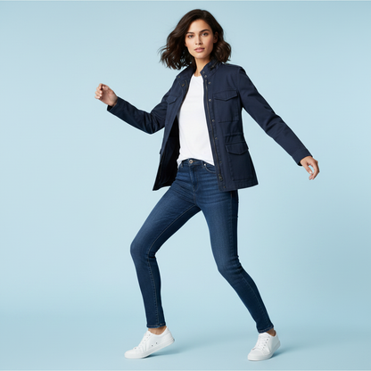 Modern Women's Zipper Jacket | Casual Women's Coat