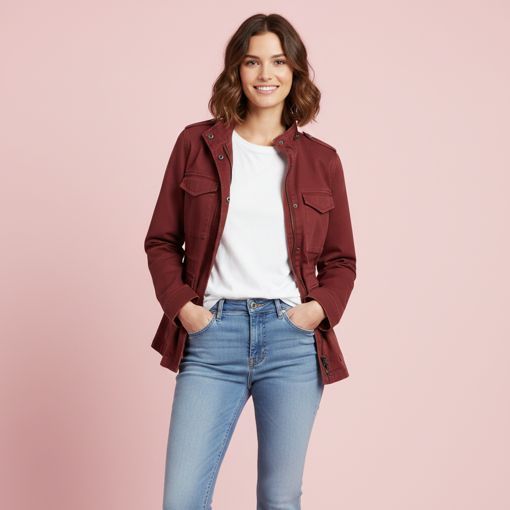 Modern Women's Zipper Jacket | Casual Women's Coat