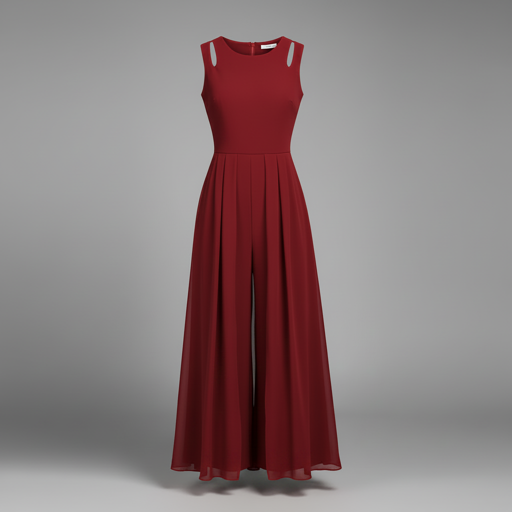 Sleeveless Wide Leg Jumpsuit | Women's Jumpsuit for Summer