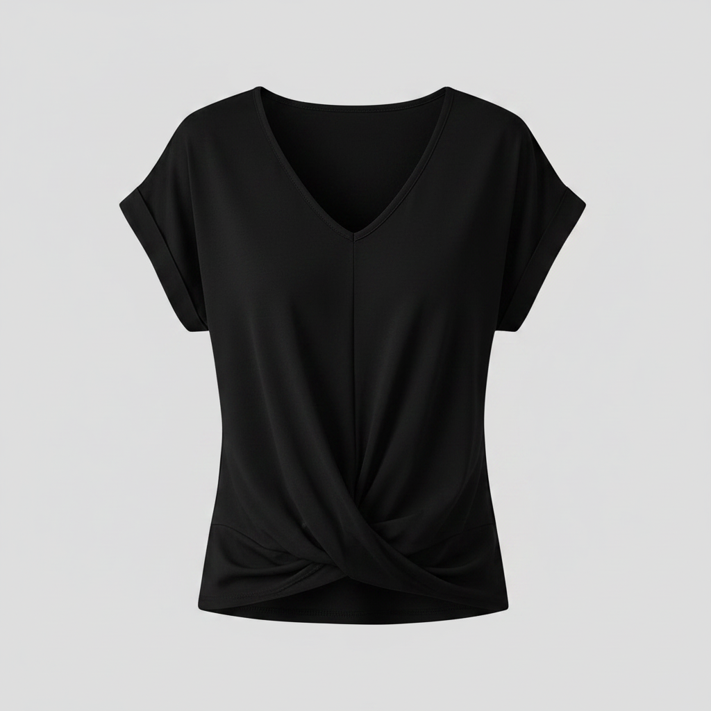 V-Neck Twist Top | Women's Going Out Blouse