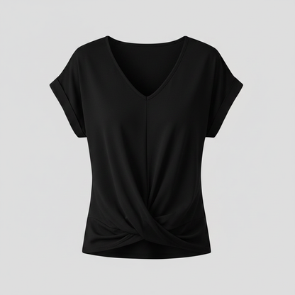V-Neck Twist Top | Women's Going Out Blouse