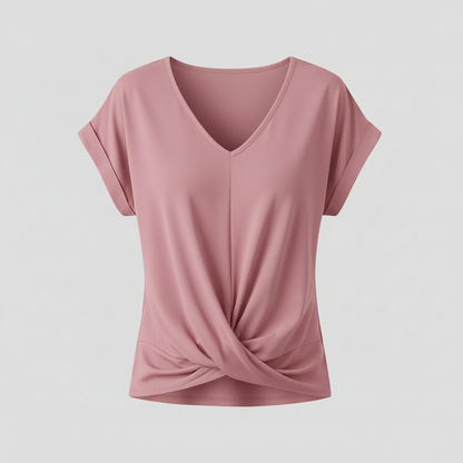 V-Neck Twist Top | Women's Going Out Blouse