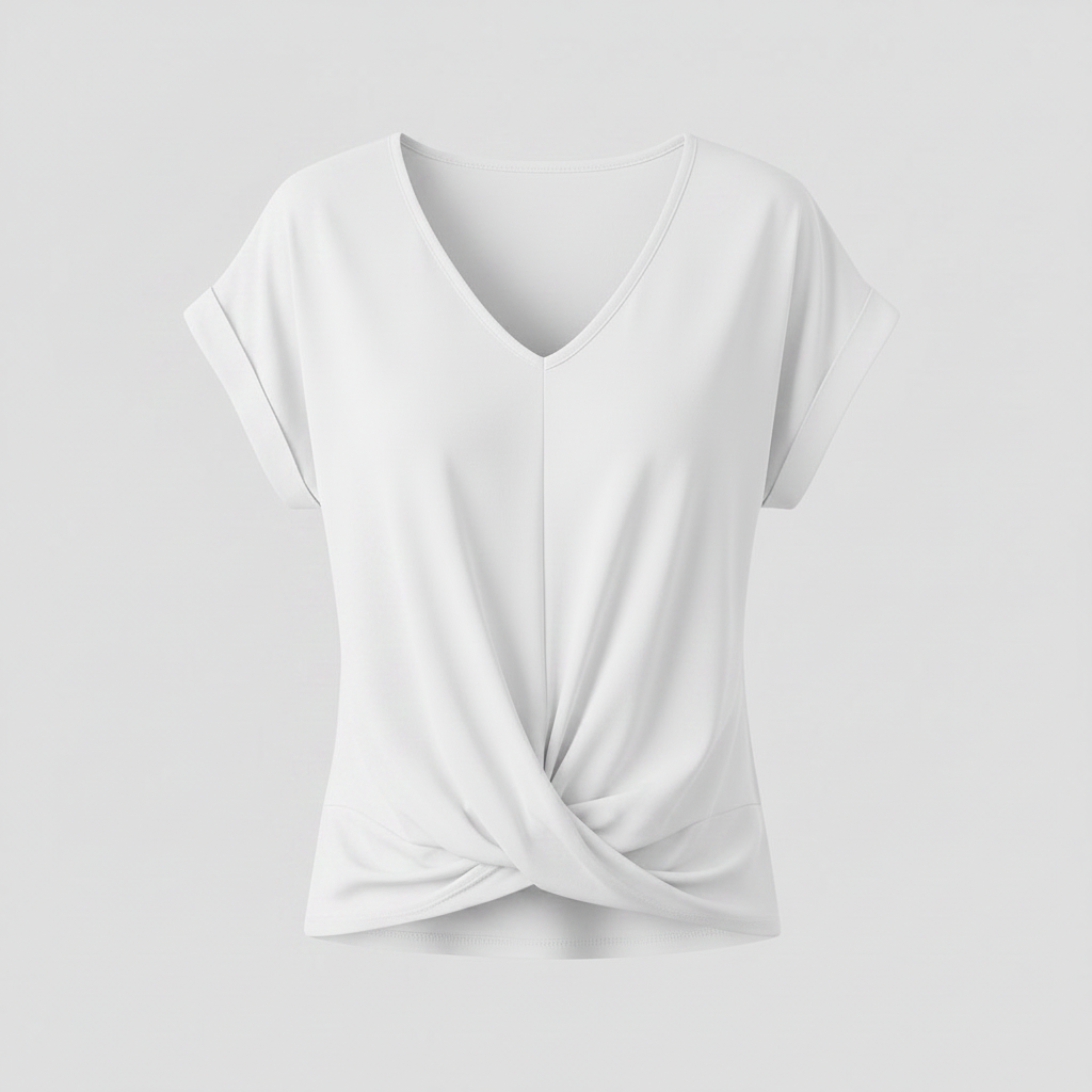 V-Neck Twist Top | Women's Going Out Blouse