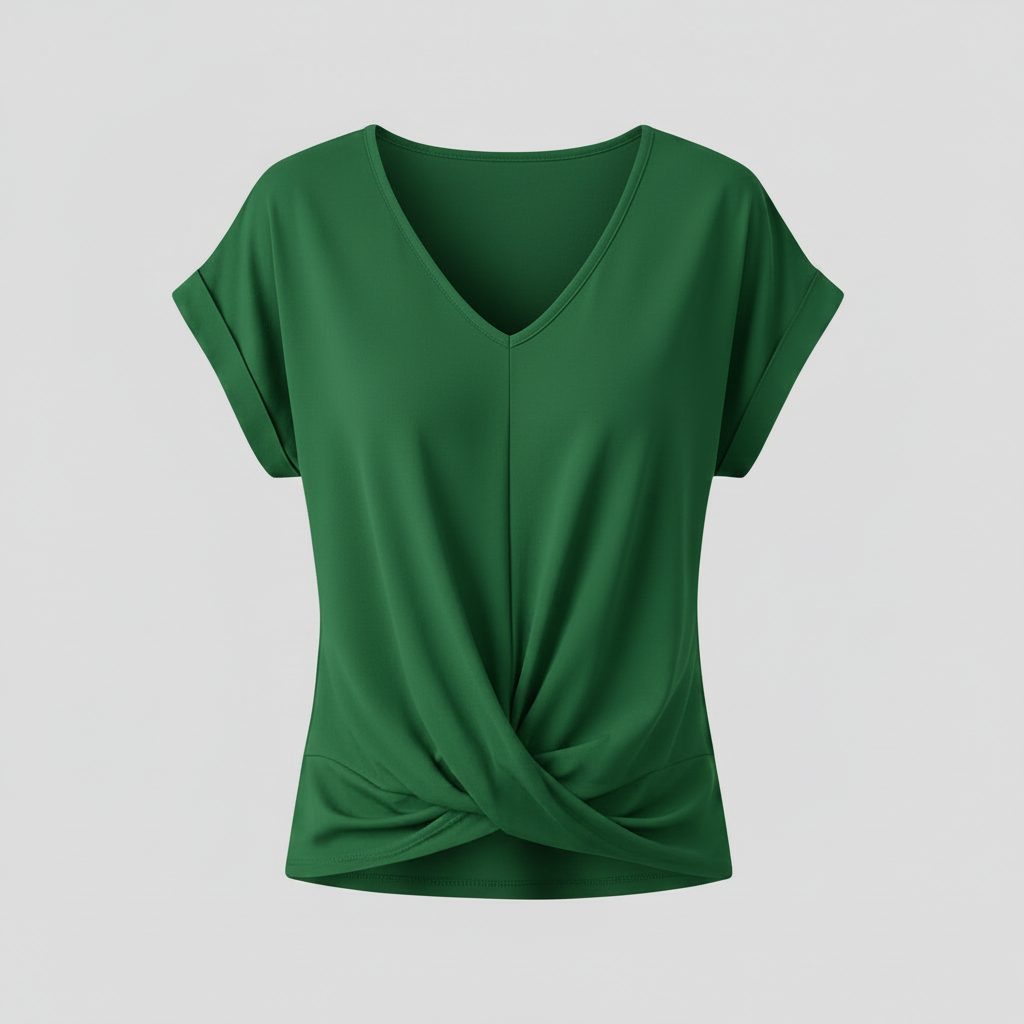 V-Neck Twist Top | Women's Going Out Blouse