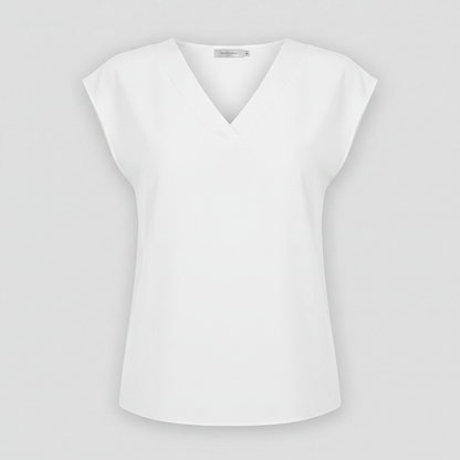 V-Neck Summer Blouse | Women's Blouse for Warm Days