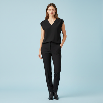 V-Neck Summer Blouse | Women's Blouse for Warm Days