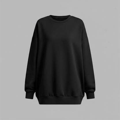 Women's Oversized Sweatshirt | Casual Crew Neck Fashion