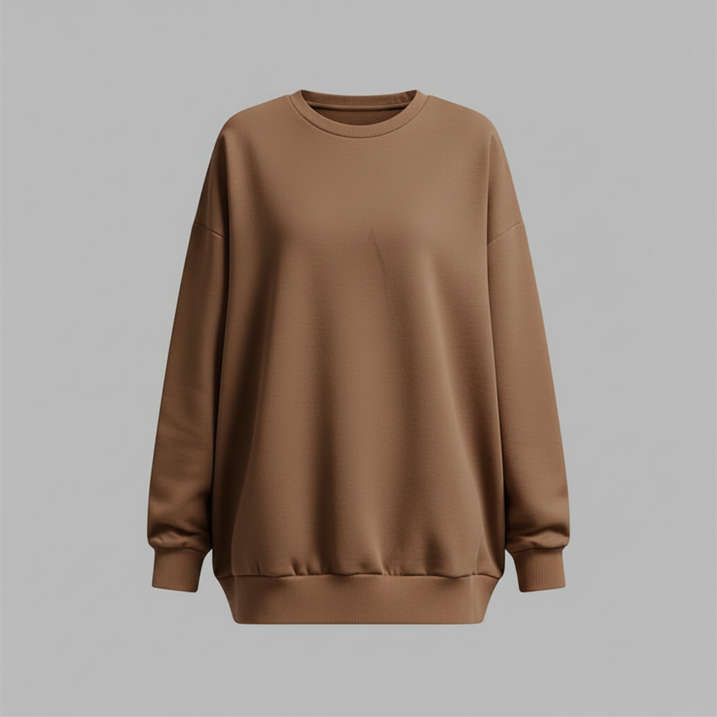 Women's Oversized Sweatshirt | Casual Crew Neck Fashion