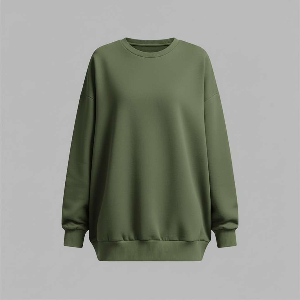 Women's Oversized Sweatshirt | Casual Crew Neck Fashion