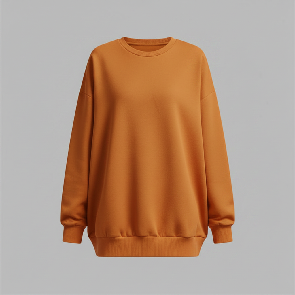 Women's Oversized Sweatshirt | Casual Crew Neck Fashion
