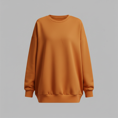 Women's Oversized Sweatshirt | Casual Crew Neck Fashion