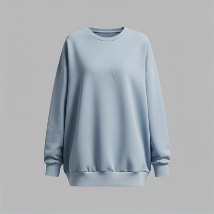 Women's Oversized Sweatshirt | Casual Crew Neck Fashion