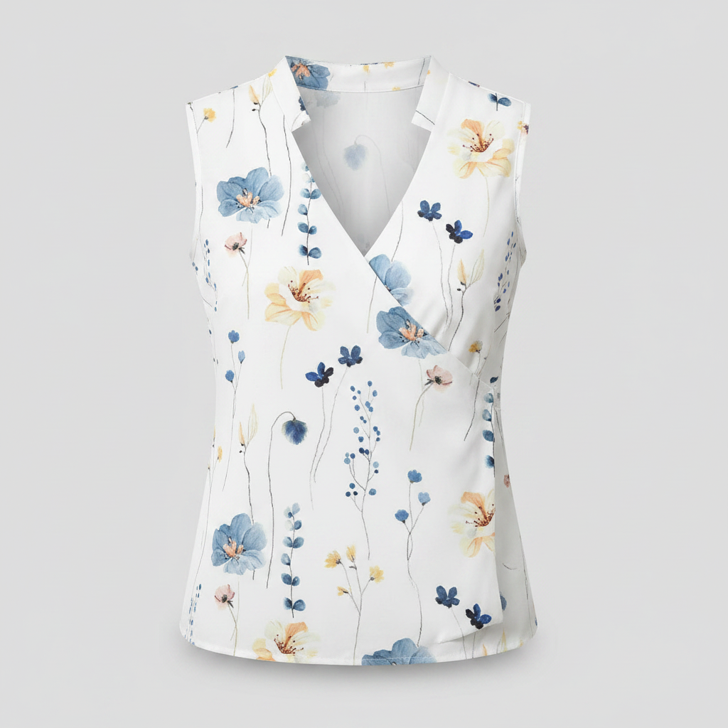 Women's V-Neck Summer Top | Blouses for Women