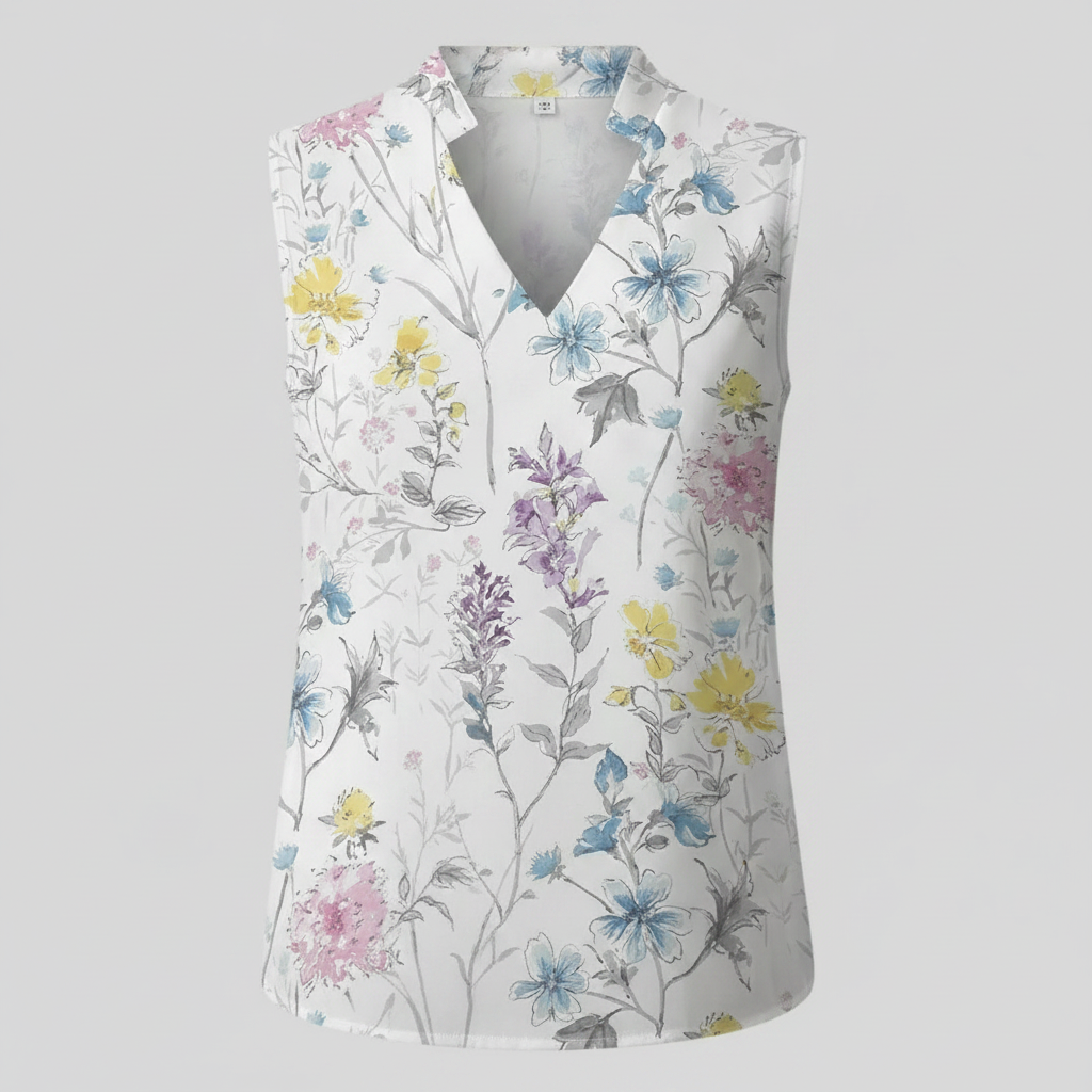 Women's V-Neck Summer Top | Blouses for Women