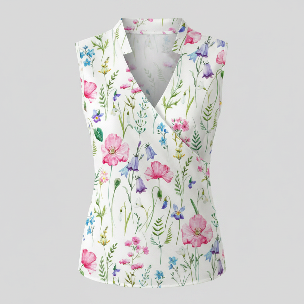 Women's V-Neck Summer Top | Blouses for Women